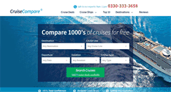 Desktop Screenshot of cruisecompare.co.uk